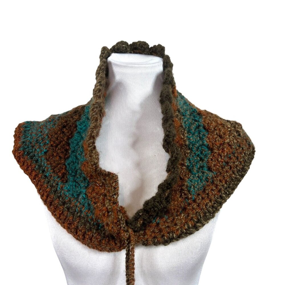 Handmade Crochet 100% Acrylic (soft) Neck Warmerβ Snood Shawl OS Boho Lagenlook